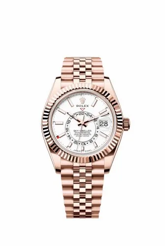 Rolex Sky-Dweller Everose / White / Jubilee 336935-0007 (M336935-0007)